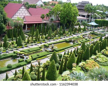 Pattaya, Thailand - Aug 22, 2018: Nong Nooch Tropical Garden, Pattaya