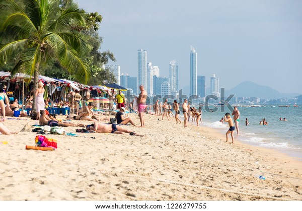 Pattaya Thailand January 29 2017 People Stock Photo Edit - 