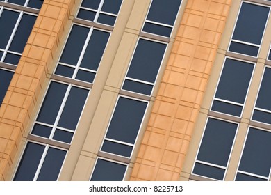 Pattern Abstract of Building Windows