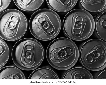 Pattern of a​ aluminum can - ​Monochrome.