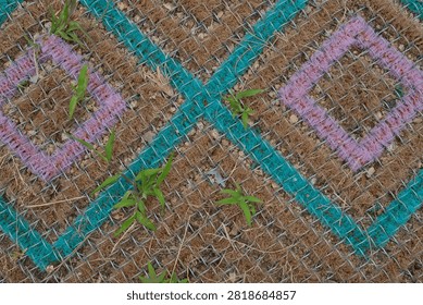 Pattern of Artificial Grass and Plant Harmonization