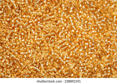 Pattern Of Bead, Gold Color