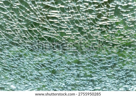 pattern of a broken glass window