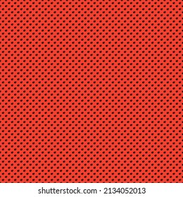 Pattern of Californian avocados on a bright red background. Pop art design, creative summer food concept. Top view, banner or endless pattern. Avocado haas, minimal flat style.