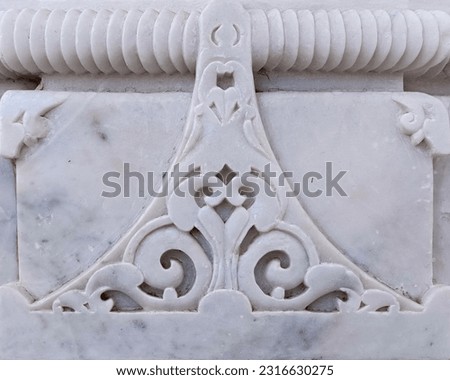 Pattern Carved ON marble And Wall Design Art Work Hand Made flower and pattern design