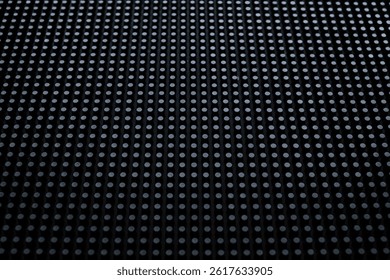Pattern of Circular, Dark Perforated Texture, Abstract Dot Grid Background ,Dot Pattern wallpaper, Darkness and Light.