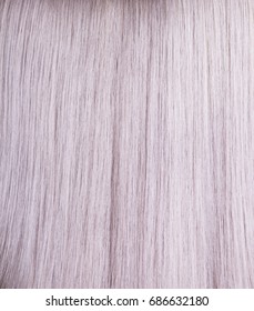 Pattern Of A Cold Blonde Hair, Close Up Shot