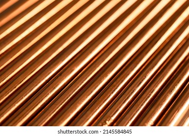 Pattern Copper Rod For Background.