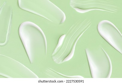 textura crema frotis cosmética