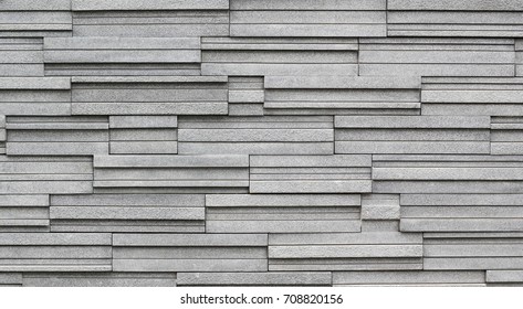 Pattern Decorative Black Slate Stone Wall Stock Photo 708820156 ...