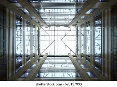 Pattern Glass Ceiling