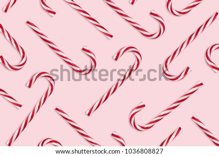 pattern of hard candy cane striped in christmas colors on baby pink background red and - Candy Cane Christmas Shop pattern of hard candy cane striped in christmas colors on baby pink background red and - Candy Cane Christmas Shop