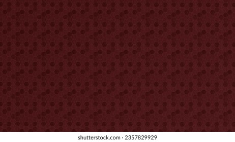 Pattern Hexagonal red for paper template design and texture background