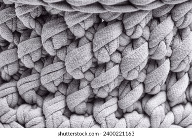 pattern knitted wool clothes handmade close up