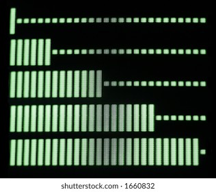 Pattern Made From Images Of Televison Volume Graphic On Untuned Channel