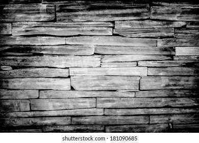 pattern of modern brick wall, slate stone wall surface and background texture