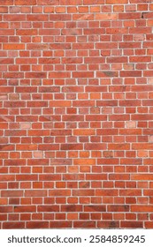 pattern of old orange brick wall in harmonic structure