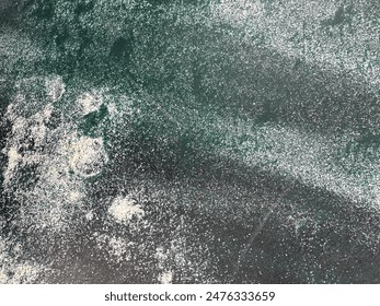 pattern on the underside of a canoo