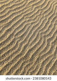 pattern on wind swept sand nice texture