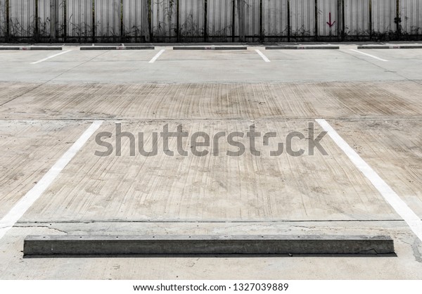 Pattern Outdoor Urban Facilities
Parking Lot City Management Concept,  Layout of Concrete Paved
Design Space for Car Parking Capacity, Empty Traffic
Background