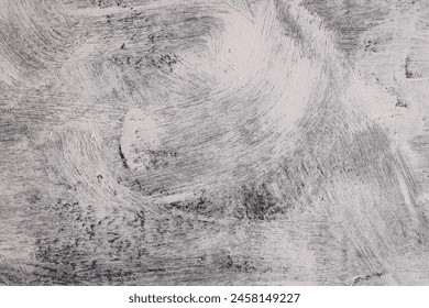 The pattern of the painted wall with silver and gray paint with beautiful strokes. Grunge abstract paint smudges. - Powered by Shutterstock - Get 15% off with code: PIKWIZARD15