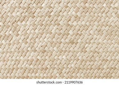 Pattern of reed weaving mat with vintage style for background and design art work.