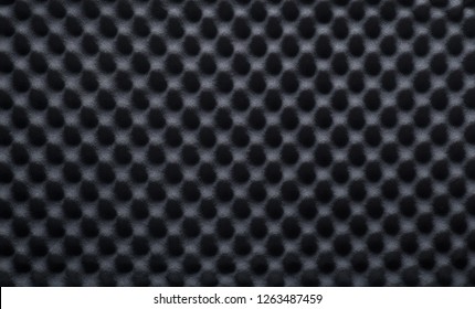 Pattern Of The Soundproof Panel Of Polyurethane Foam, Soundproof Wall In Sound Studio Background