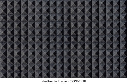 The Pattern Of The Soundproof Panel Of Polyurethane Foam.