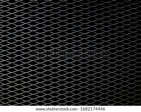 Pattern of steel plate mesh surface,
Metal background texture, Anti-touch steel grating.