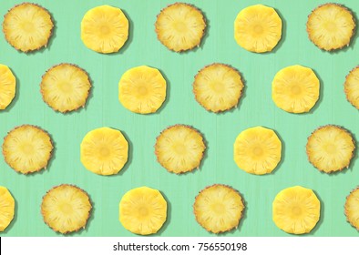 pattern of Sweet pineapple background
