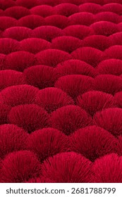 Pattern texture background Vibrant incense stick production in vietnamese village.