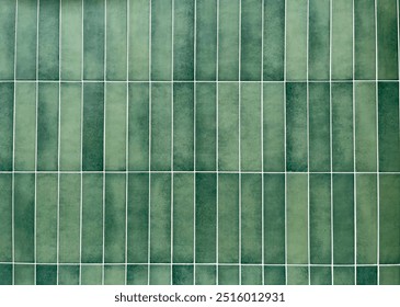 Pattern and textured of beautiful ceramic tile decorated on wall in the bathroom