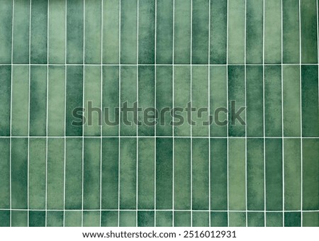 Pattern and textured of beautiful ceramic tile decorated on wall in the bathroom