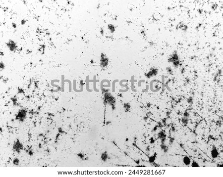 Pattern and Textured of wheathered rusty metal or steel background in monochrome style. Old iron and grunge wall in black and white tone.
