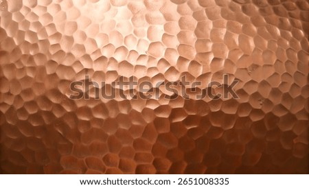Patterned Beaten Copper Texture for Warm Modern Interior Design and Decor Features