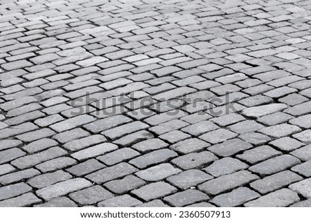 patterned paving tiles of olf sreet square
