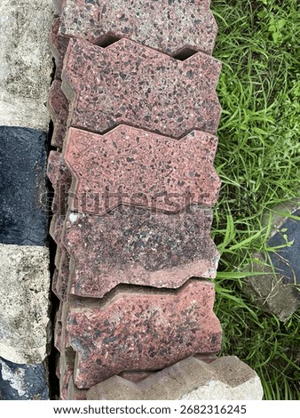 Patterns of bricks in a rowdy 