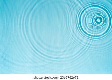 Patterns from Circles from drops on clear water