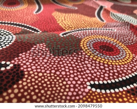 Patterns and colors of aboriginal art