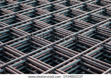 Patterns of construction steel mesh