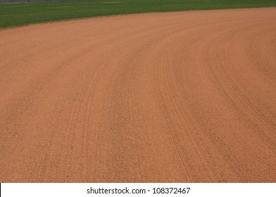 Patterns Of The Infield Dirt For Sports Background