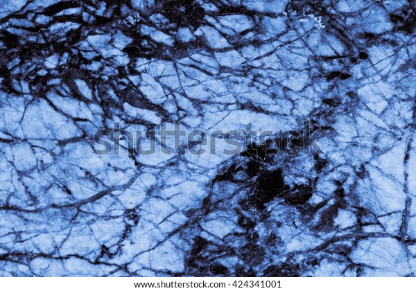 Patterns on the marble surface that looks natural. /\
Black marble natural pattern for background, abstract natural\
marble blue
