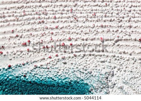 Patterns of spray-paint in a paintshop usefull for backgrounds
