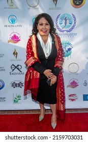 Patty Lopez Attends The Launch Of The Justice ForOM Summit Series And Ecovvear Fashion Show At Marwah Estate, Malibu, CA On May 21, 2022