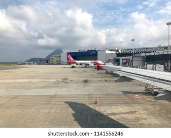 São Paulo, São Paulo / Brazil - Circa March 2018: Airport Of Congonhas Sao Paulo, SP