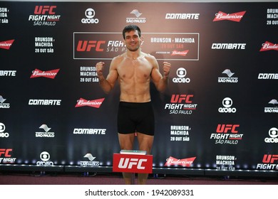 São Paulo, São Paulo, Brazil, October 28, 2017. UFC Fight Night: Brunson Vs. Machida. Middleweight Category Fight – Demian Maia Vs. Colby Covington. Weighing