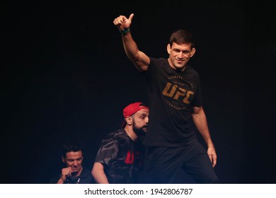 São Paulo, São Paulo, Brazil, October 28, 2017. UFC Fight Night: Brunson Vs. Machida. Middleweight Category Fight – Demian Maia Vs. Colby Covington. Weighing.