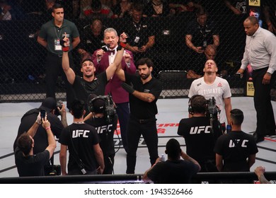 São Paulo, São Paulo, Brazil, October 28, 2017. UFC Fight Night: Brunson Vs. Machida. Middleweight Category Fight – Vicente Luque Vs. Niko Price. 