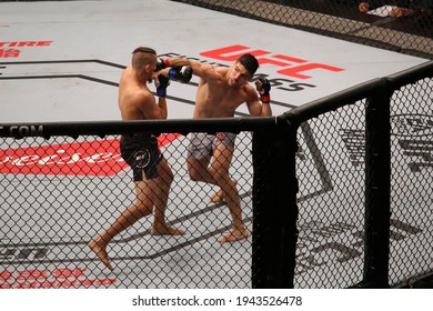 São Paulo, São Paulo, Brazil, October 28, 2017. UFC Fight Night: Brunson Vs. Machida. Middleweight Category Fight – Vicente Luque Vs. Niko Price. 