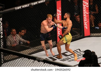 São Paulo, São Paulo, Brazil, October 28, 2017. UFC Fight Night: Brunson Vs. Machida. Flyweight Category Fight – Deiveson Figueiredo Vs. Jarred Brooks.